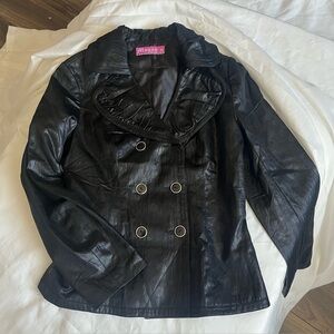 Vintage Y2K Mogao Goth Avant Garde Peplum Jacket M